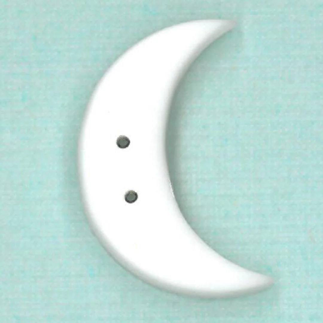 White Moon - Button