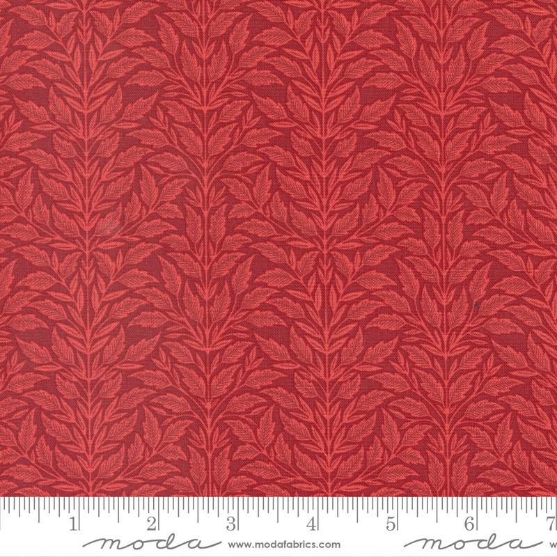 Flower Press Crimson - Quilt Fabric
