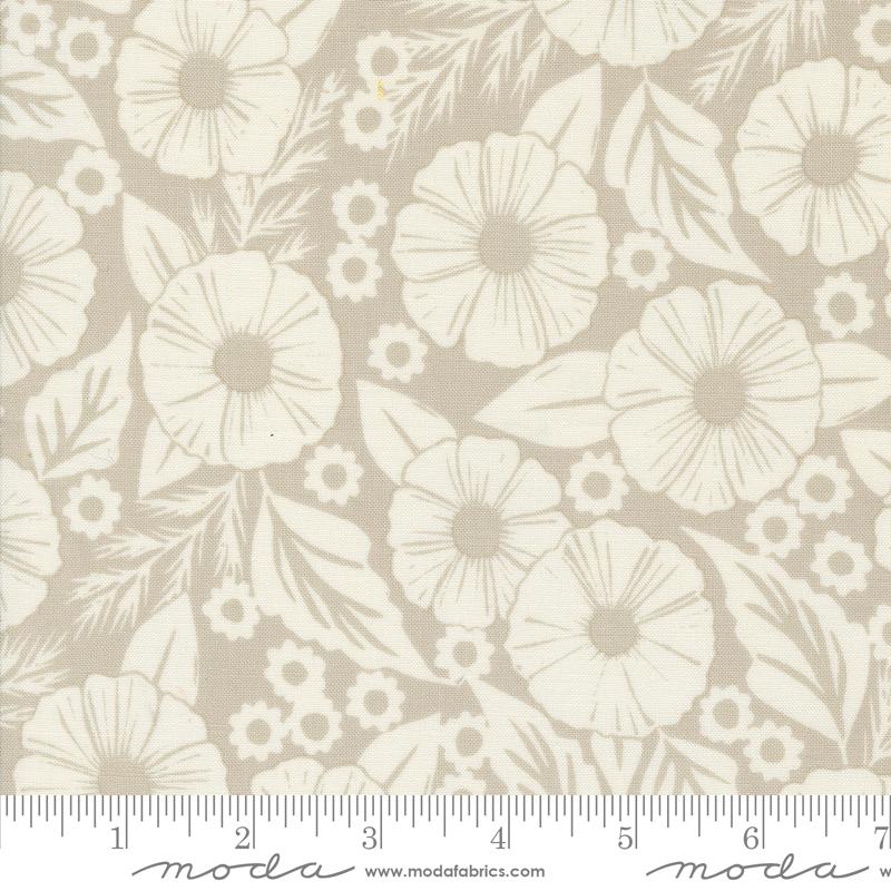 Field Of Flowers Flax - Quilt Fabric