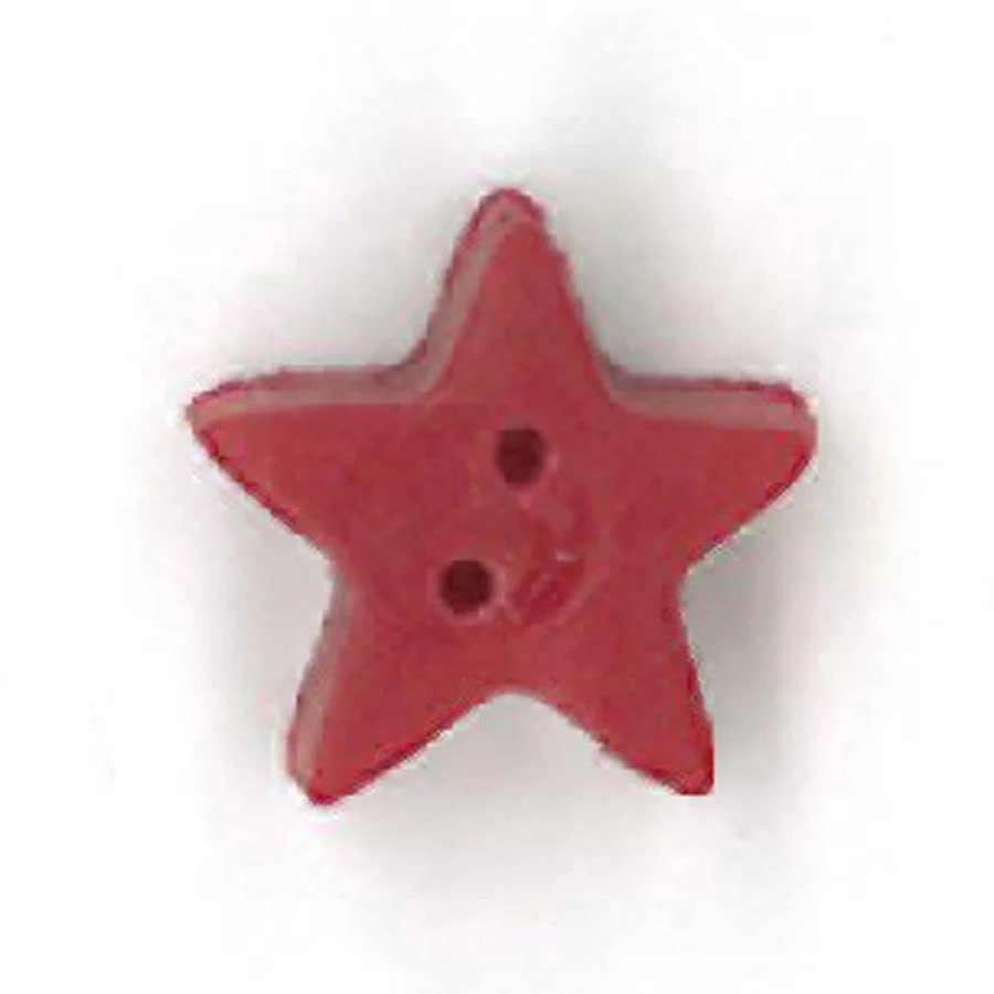 Small Red Star - Button