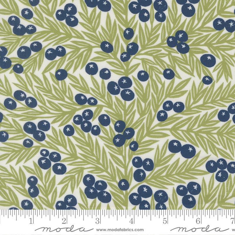 Garden Series Blueberry Cream - Quilt Fabric