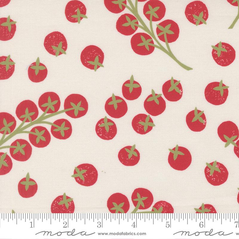 Garden Series Tomato Cream - Quilt Fabric