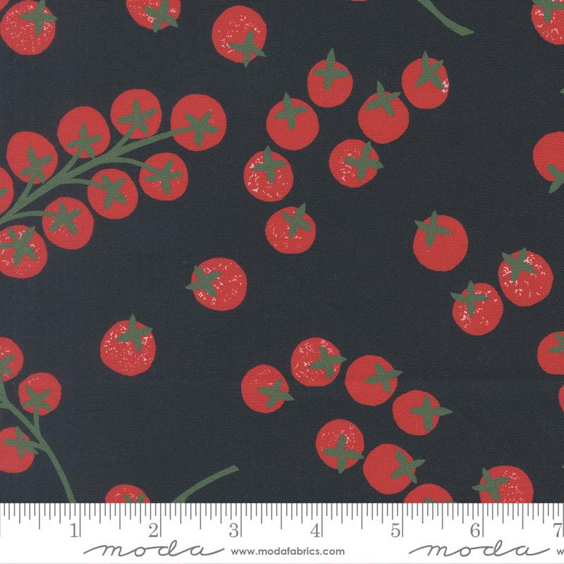 Garden Series Tomato Midnight - Quilt Fabric