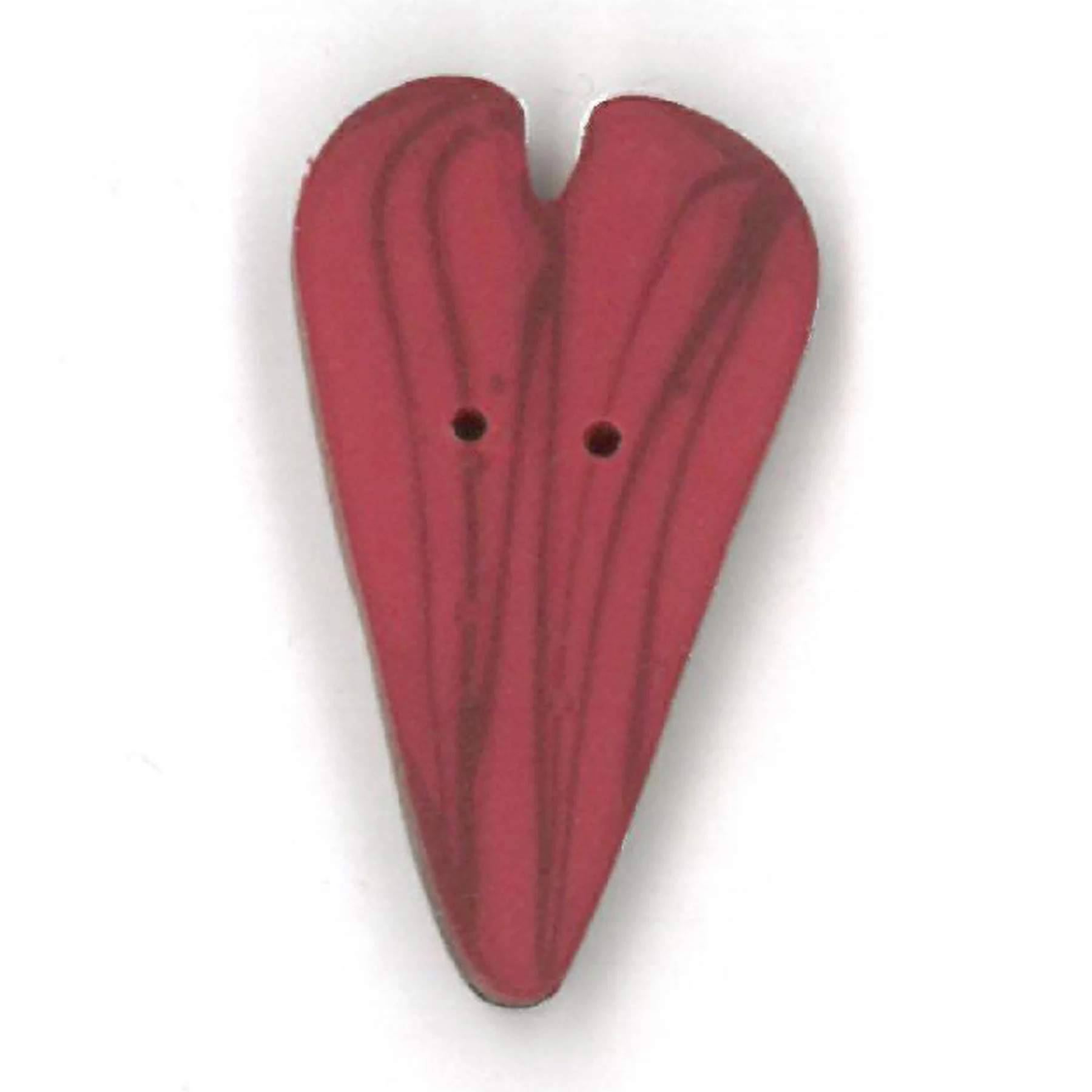 Large Red velvet Heart - Button