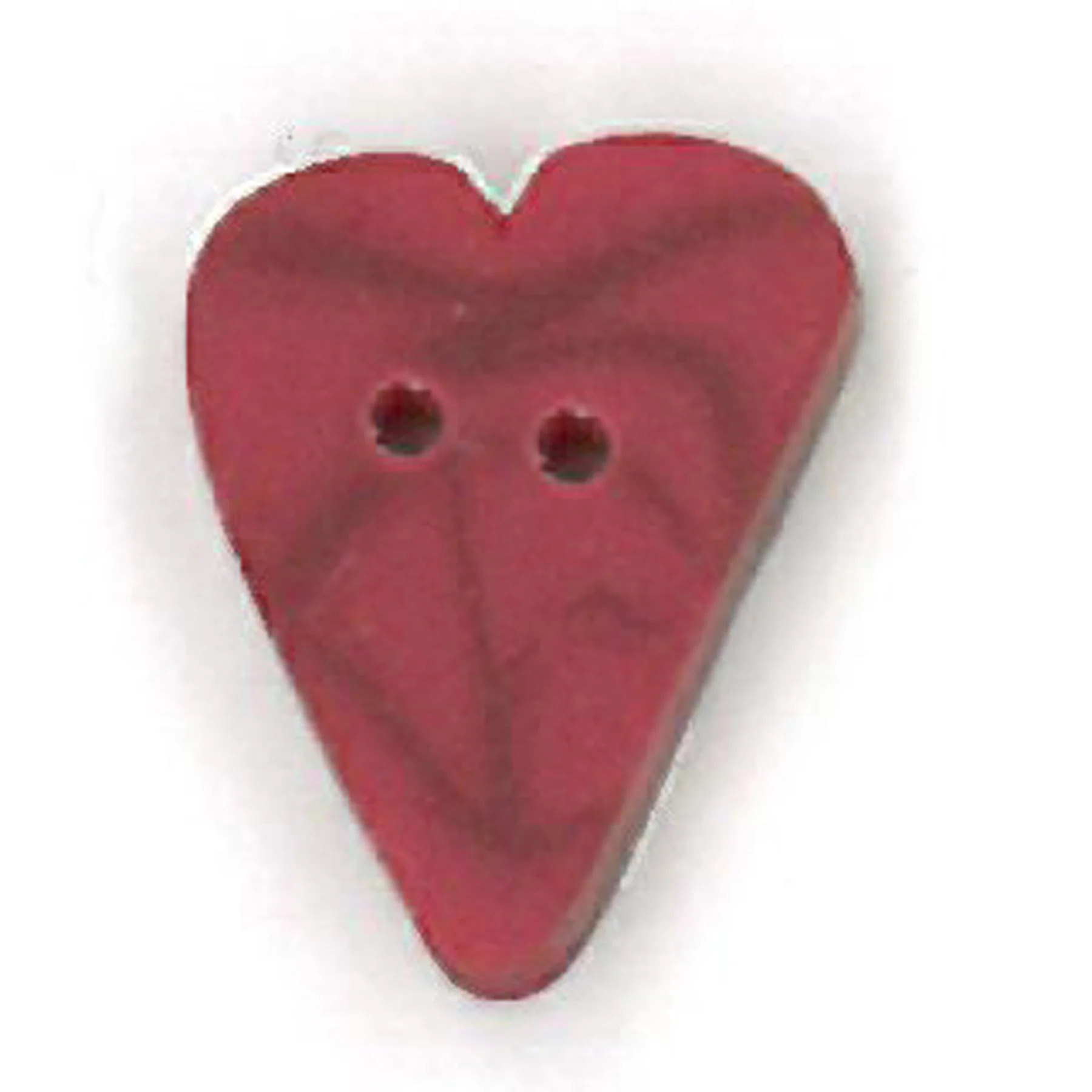 Small Red Velvet Heart button