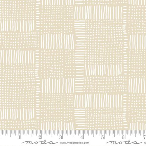 Whispers Dash Dot Natural - Quilt Fabric