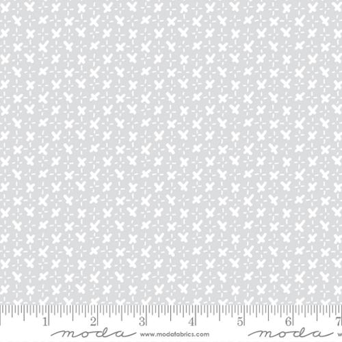 Whispers Criss Cross Zen Grey - Quilt Fabric
