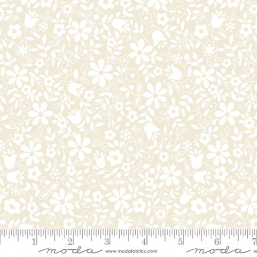 Whispers Flower Patch Muslin - Quilt Fabric