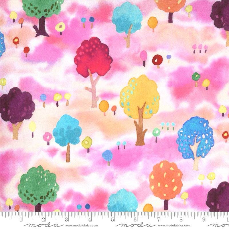 Fanciful Forest Petal - Orchard Trees - Quilt Fabric