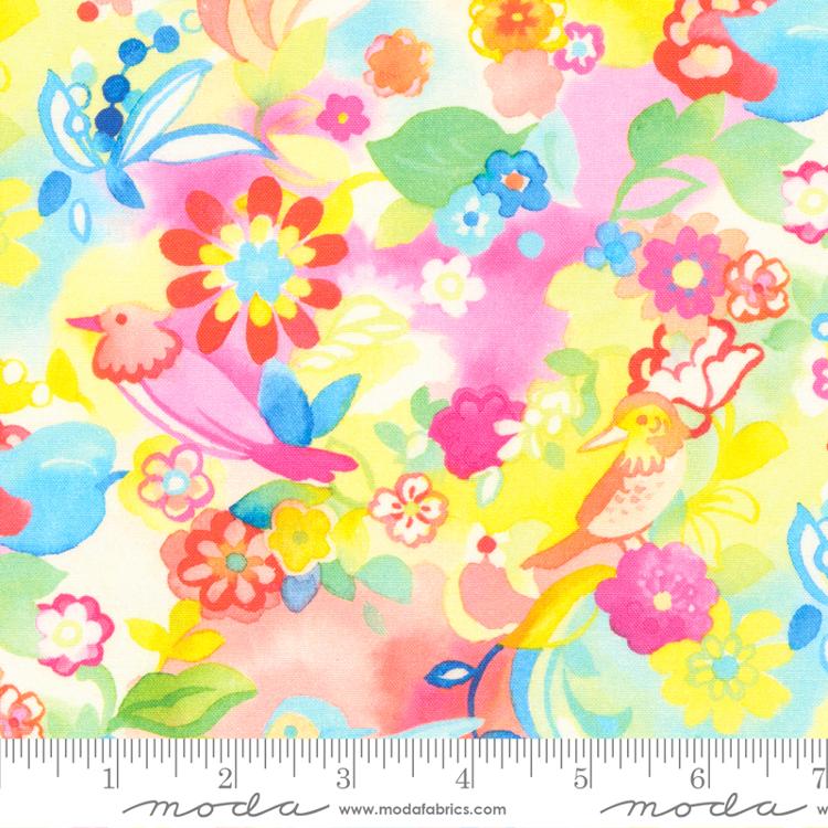 Whimsy Wonderland Rainbow - Quilt Fabric