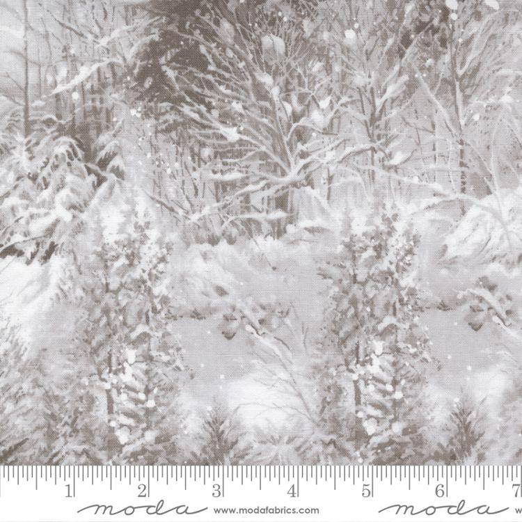 Blizzard Blues Moonbeam - Forest Frost - Quilt Fabric