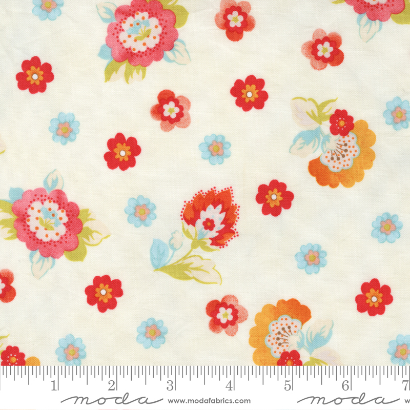 Jolie Flower Child Cloud - Quilt Fabric