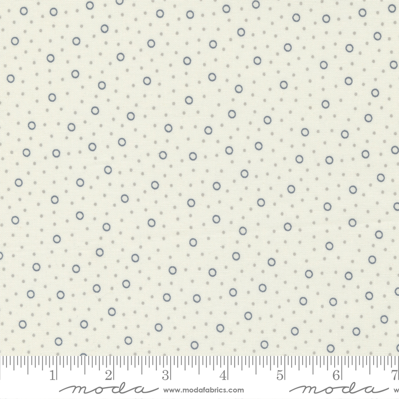Mix It Up Porcelain Charcoal - Dottie Dots - Quilt Fabric