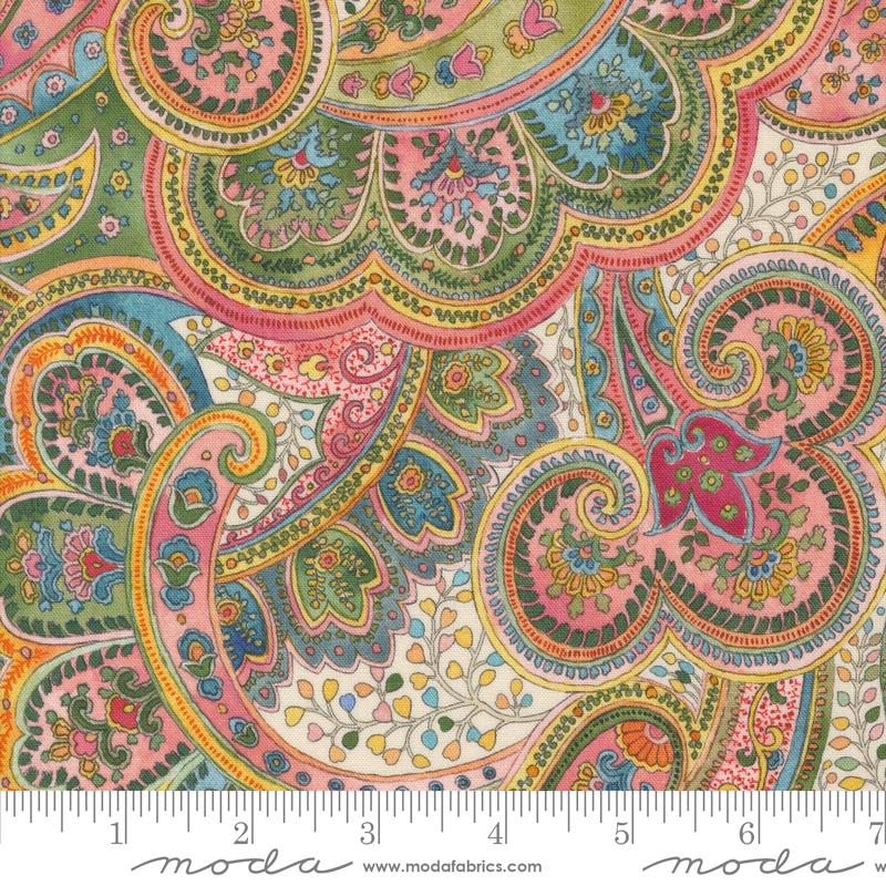 Chelsea Garden Porcelain Multi - Quilt Fabric