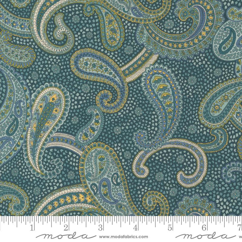 Chelsea Garden Peacock - Quilt Fabric