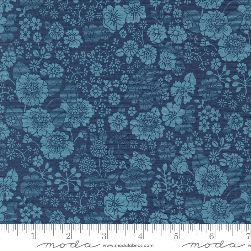 Chelsea Garden Navy - Quilt Fabric