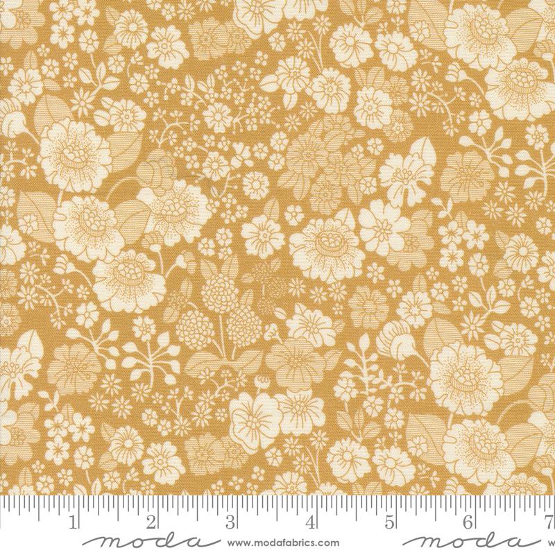 Chelsea Garden Goldenrod - Quilt Fabric