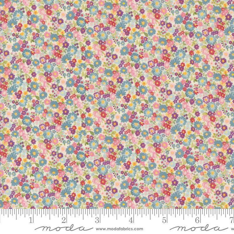 Chelsea Garden Porcelain Multi - Quilt Fabric