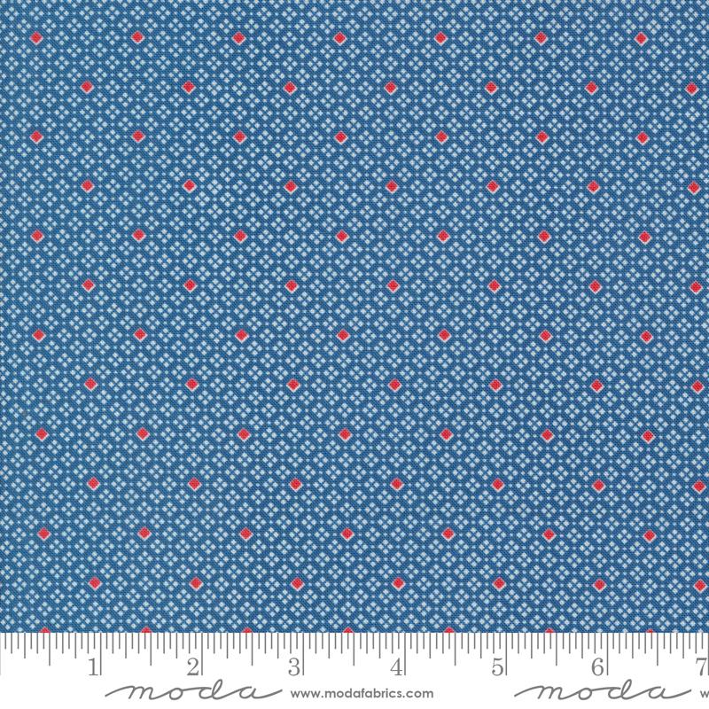 30s Playtime Bluebell - Quilt Fabric