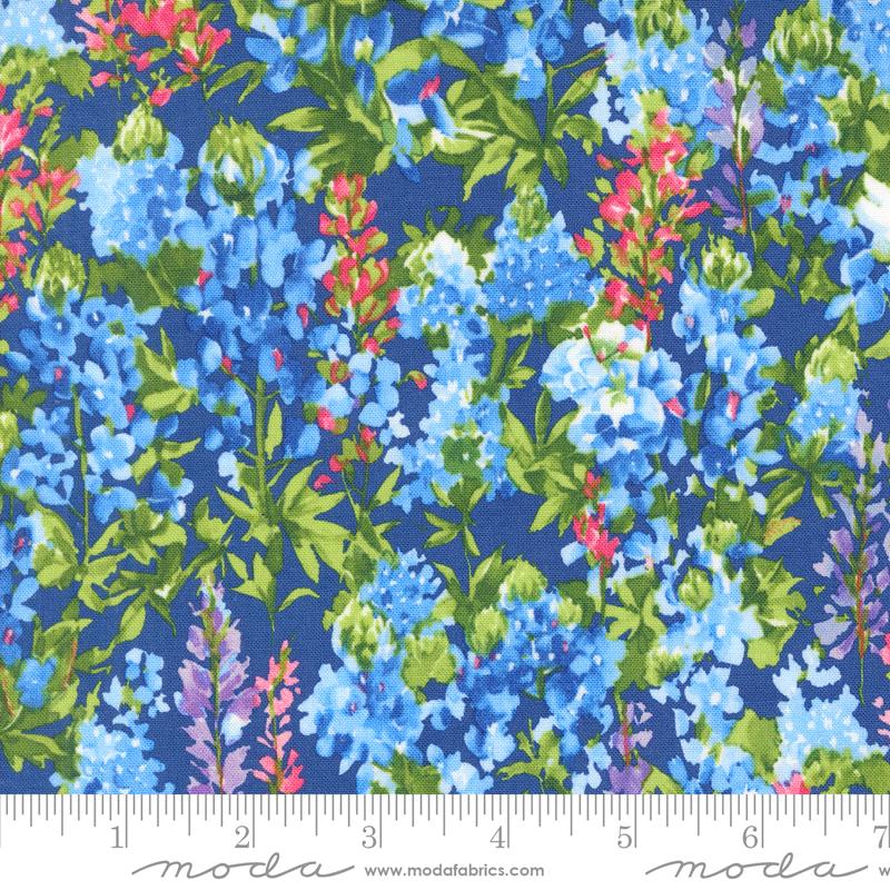 Wildflowers 2024 Bluebonnet - Quilt Fabric