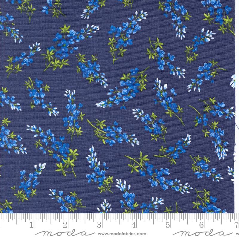 Wildflowers 2024 Indigo - Quilt Fabric