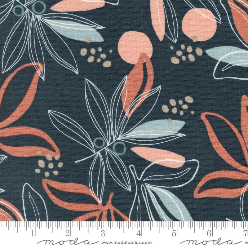 Melrose Palm Nightlife - Quilt Fabric