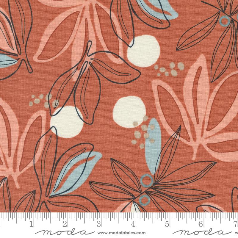 Melrose Palm Sunset - Quilt Fabric