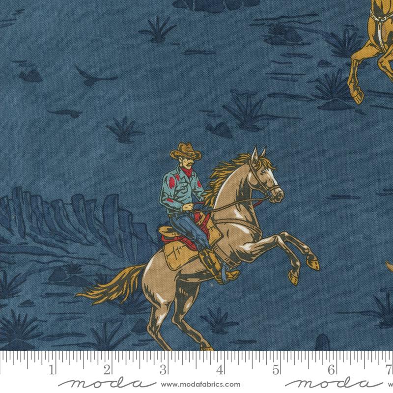 Saddle Ranch Blue Jeans - Quilt Fabric