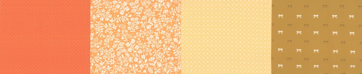 50 Years Of Moda Marigold - Four in One Quilt Fabric