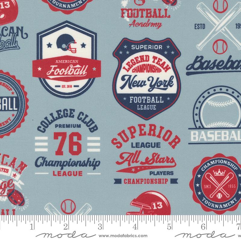 Play Ball Teams - Dolphin - Quilt Fabric