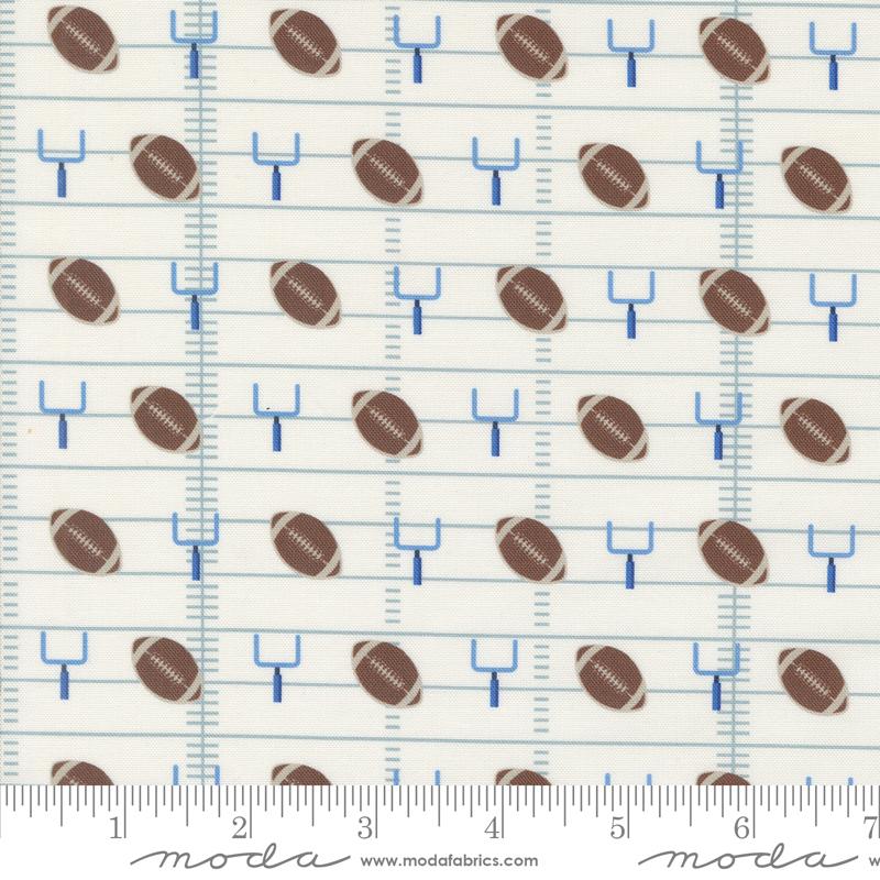 Play Ball Field - Chalk - Quilt Fabric