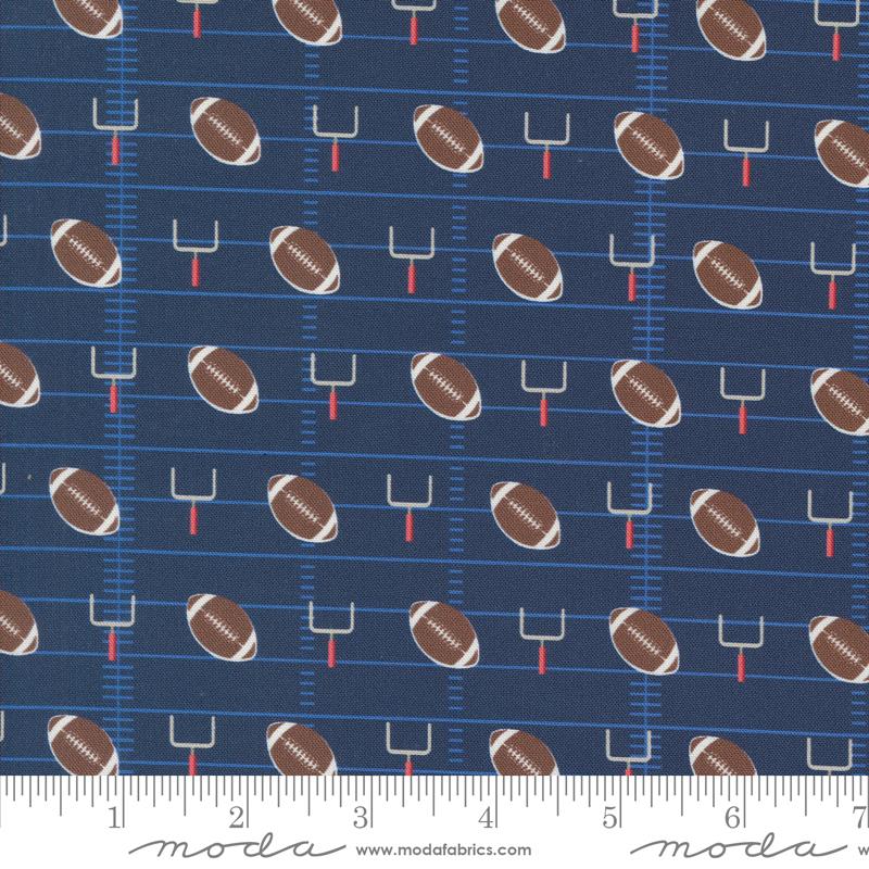 Play Ball Field - Navy - Quilt Fabric