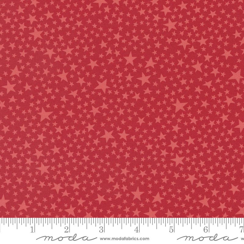 Play Ball Stars - Cardinal - Quilt Fabric