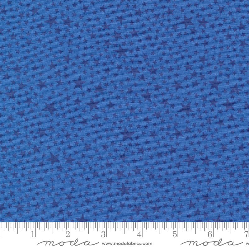 Play Ball Stars - Bluejay - Quilt Fabric