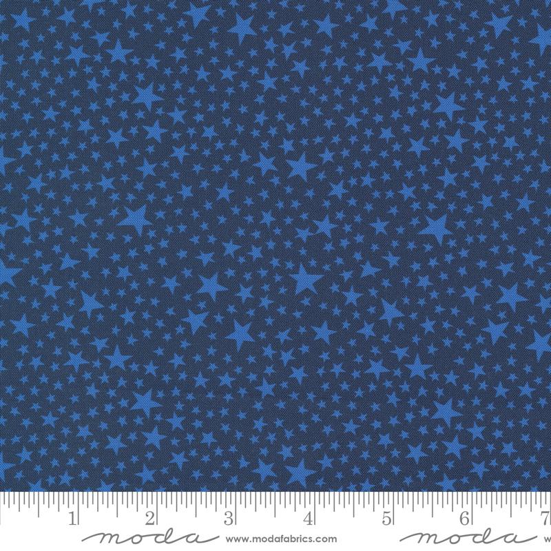 Play Ball Stars - Navy - Quilt Fabric