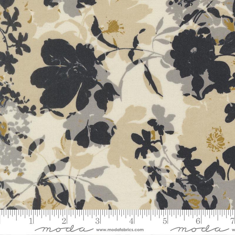 Arabesque Flowers Whisper Angel - Quilt Fabric