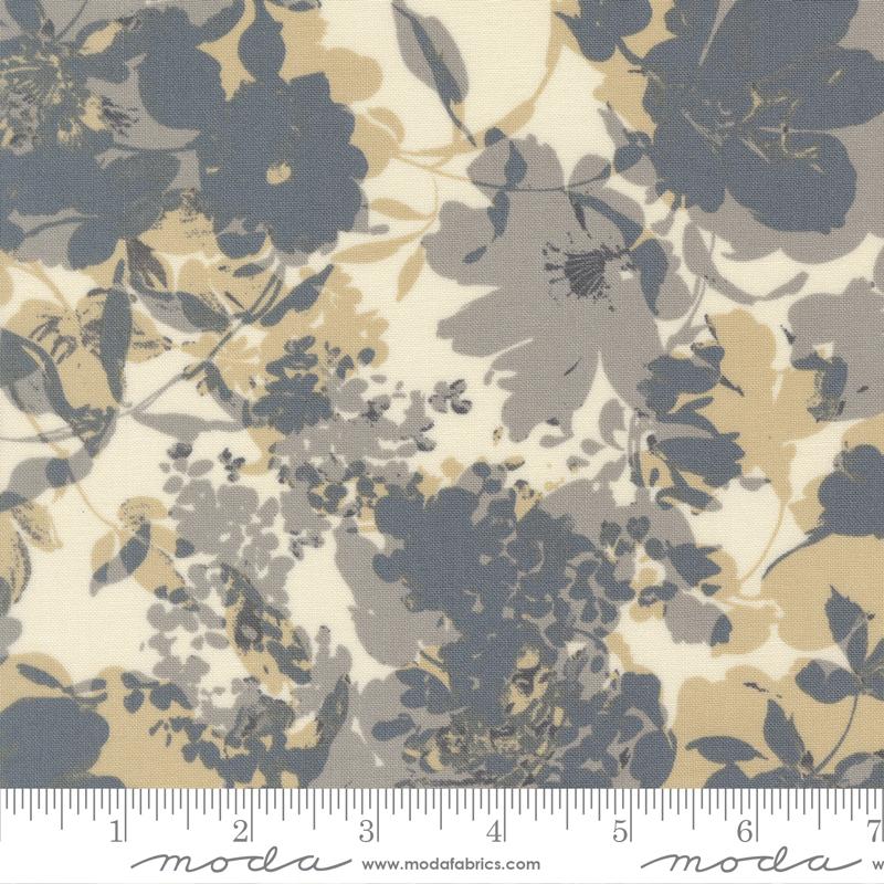 Arabesque Flowers Whisper Angel Dusk - Quilt Fabric