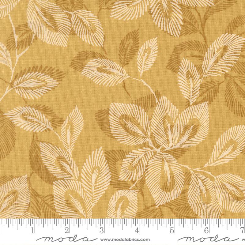 Arabesque Palm Honey - Quilt Fabric