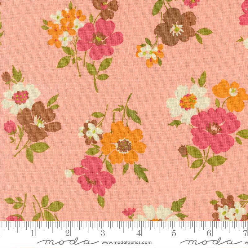 Happy Daze Garden Bubblegum - Quilt Fabric