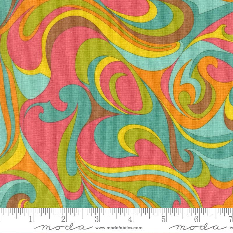 Happy Daze Swirls Sweetie - Quilt Fabric