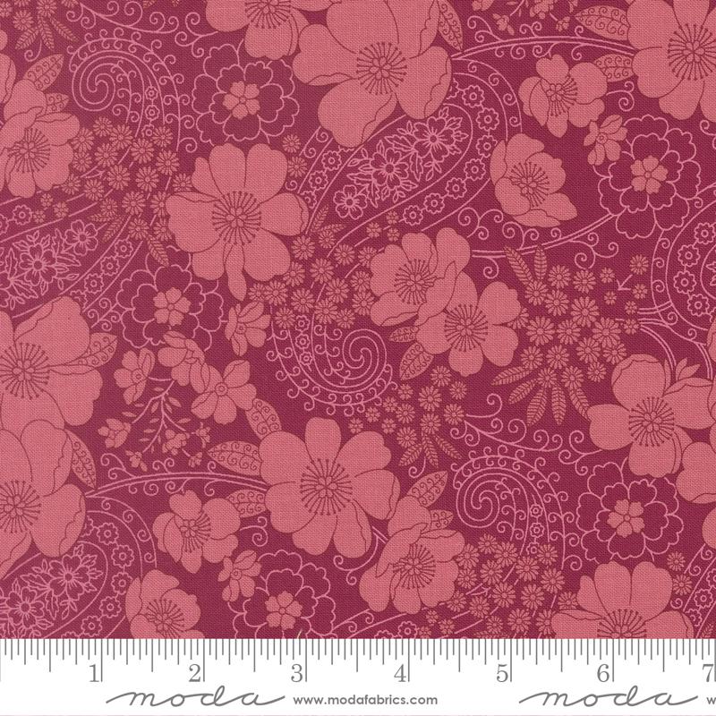 Chelsea Garden Party Mulberry - Quilt Fabric