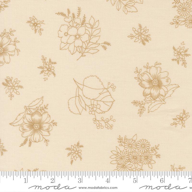 Chelsea Garden Piccadilly Porcelain - Quilt Fabric
