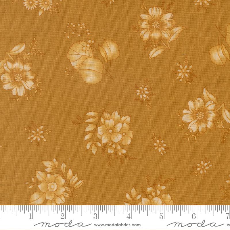 Chelsea Garden Piccadilly Goldenrod - Quilt Fabric