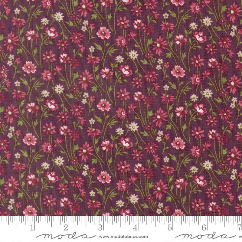 Chelsea Garden Posy Plum - Quilt Fabric