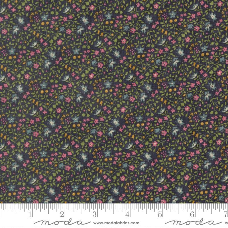 Chelsea Garden Floral Midnight - Quilt Fabric