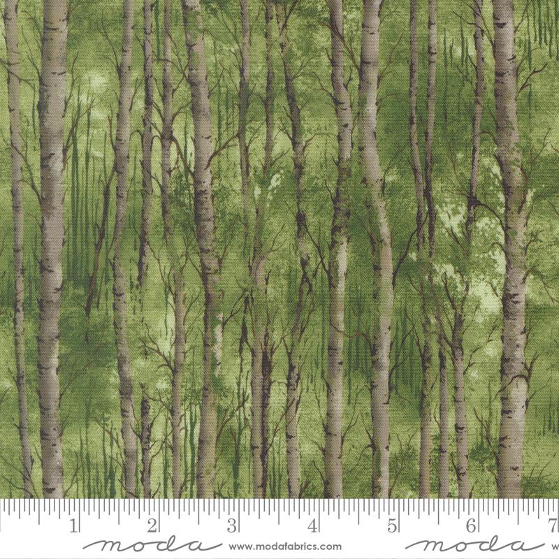 Wild Blue Yonder Tree Pine - Quilt Fabric