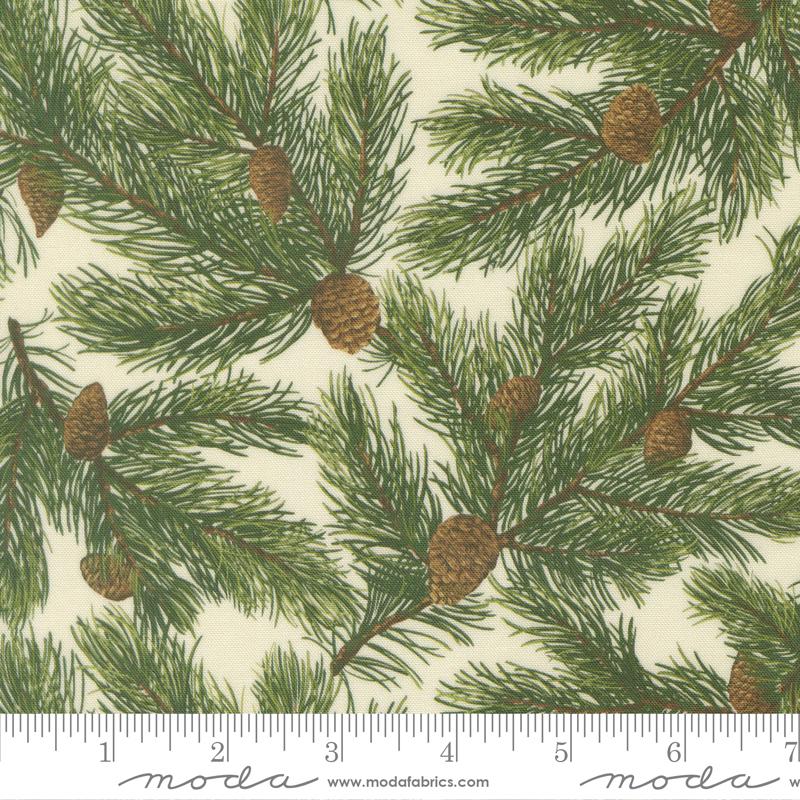 Wild Blue Yonder Pinecone Cloud - Quilt Fabric