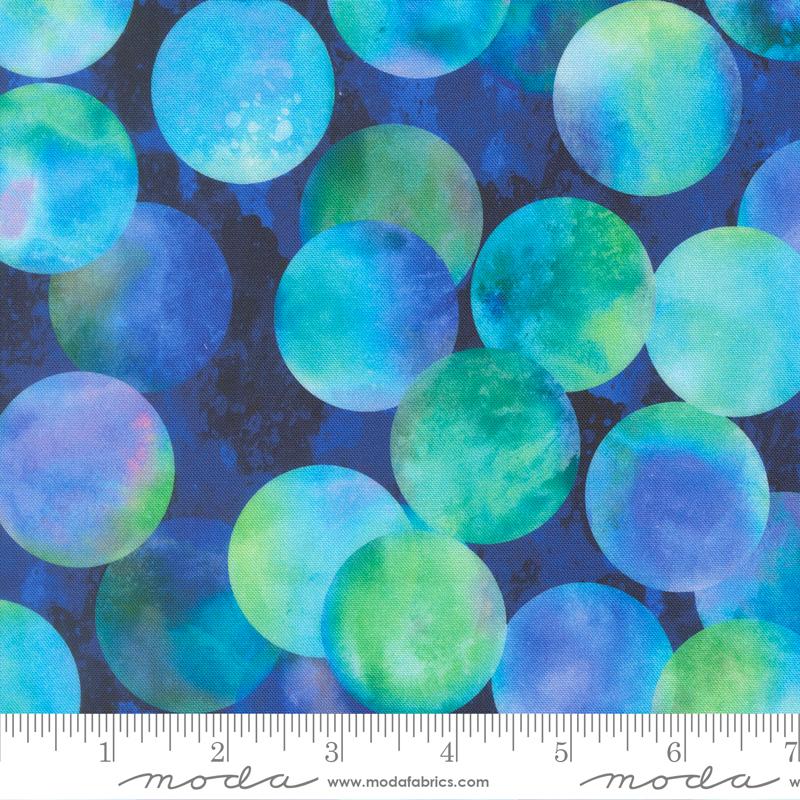 Gradients Gallery Dots Midnight Sky - Quilt Fabric