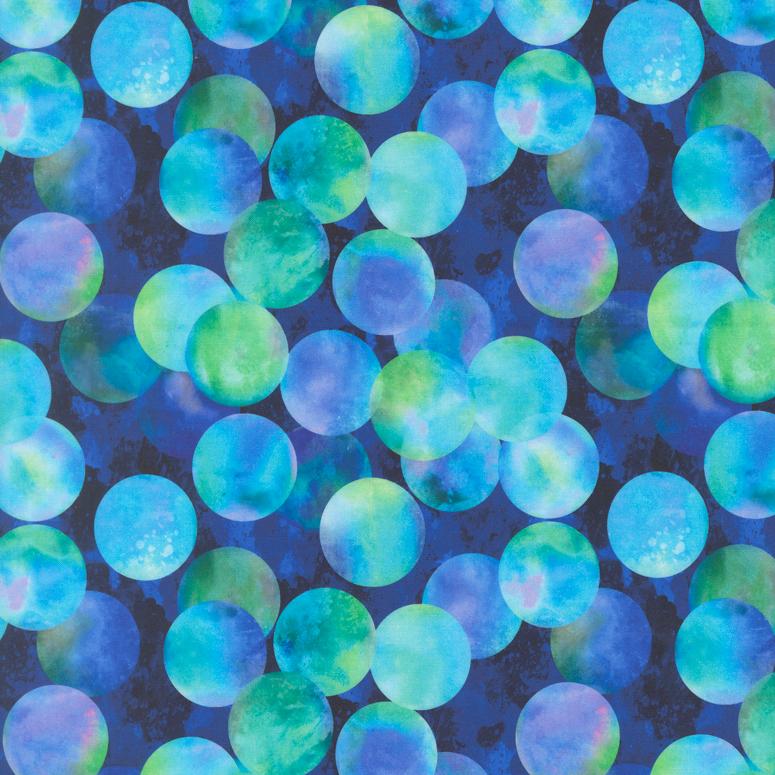 Gradients Gallery Quilting Cuddle Bubble Blue - Quilt Fabric