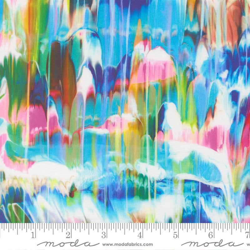 Gradients Gallery Drips Rainbow - Quilt Fabric
